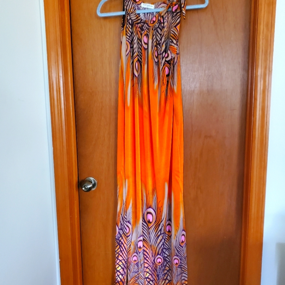 Orange dress